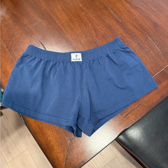 Parke Pants - Parke Cotton Boxer Shorts Size M, Color Denim